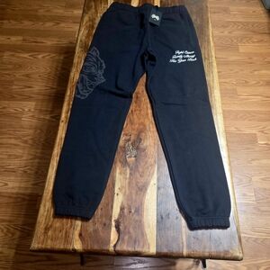 Darc Sport "Fight Cancer" Black Graphic Wolf Sweats